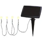 Star Trading Catena da giardino a led solare Globini