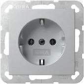 Gira Presa SCHUKO SRK Sistema 55 F Alluminio 418026