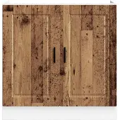 vidaXL Base lavello Porto effetto legno recuperato 80x46x81,5 cm