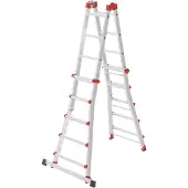 Hailo Scala telescopica multifunzionale M80 4x5 pioli