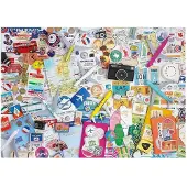 Educa Puzzle Di Collage Di Viaggio 1000 Pezzi