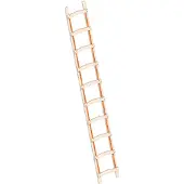 Layher 1046 Scala da carpentiere in legno a 10 pioli