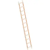 Layher 1046 Scala da carpentiere in legno a 12 pioli