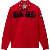 Napapijri Maglietta 'ARCHIVE' navy / rosso