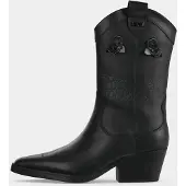 Karl Lagerfeld Stivale da cowboy nero