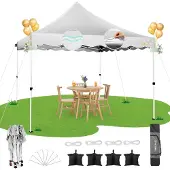 Merkloos Gazebo pieghevole e impermeabile, dimensioni 3 x 3 metri