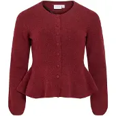 Vila Viluna Peplum Cardigan A Maglia
