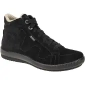 Legero Stivale stringato 'Schnürstiefelette Damen 2-000268-0000 Echtleder in schwarz' nero