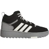 Adidas Junior's Hoops 4.0 Mid Scarpe invernali Bambini (39 1/3, nero/grigio)