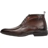Floris van Bommel Boots stringati 'De Hakker 01' marrone scuro