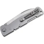 Böker Atlas Backlock Droppoint Coltelli (Klinge 7,1 cm, grigio)