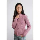 Desigual , maglione con stella e cerniera, Cotone, Rosso, 7/8