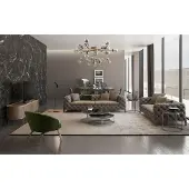 AEA Chesterfield Sofagarnitur Viersitzer Sofas Luxus Couchen Sessel Möbel Sofa