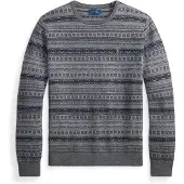 Ralph Lauren per uomo. 710B23899001 Maglione Fair Isle in lana lavabile grigio (XL), Casual