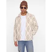 Jack & Jones Giacca di pile nudo / bianco lana