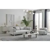 AEA Edle Wohnzimmer Garnitur Polstersofa Designer Sessel Holz Sideboard