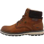 Mustang Boots stringati 'Mariko' cognac / nero sfumato