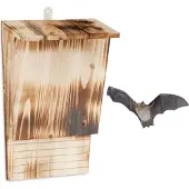 B2X Bat box in legno fiammato