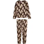 Next Pigiama beige / marrone / offwhite