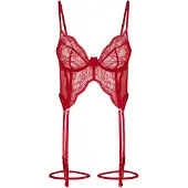 Hunkemoller Corsetto 'Isabelle' rosso