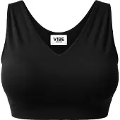 V!BE STUD!OS Reggiseno sportivo nero
