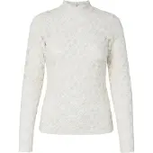 Y.A.S Top 'GAYI' bianco lana