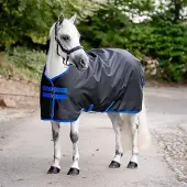 Horseware Amigo Ripstop 900D 100g- Nero/Blu classico, 115