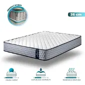Cecotec Materasso a molle insacchettate Flow 6700 Hybrid 90 x 190 cm