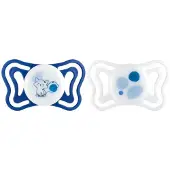 Chicco Ch Succh Light Blu Sil16 36 2P
