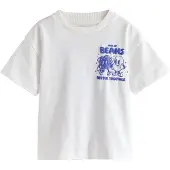 Next Maglietta blu / bianco