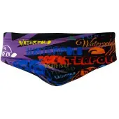Turbo Costume Da Bagno A Slip Writing