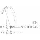 Mavic Raggi Posteriori Crossmax Pro 19 29´´