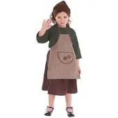 Creaciones Llopis Costume Da Ragazza Castañera Autunno Lux