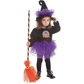 Creaciones Llopis Costume Da Strega Per Bambina Con Tutù E Tacchi
