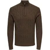 Only & Sons Pullover 'ONSLoui' cioccolato