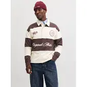 Jack & Jones Felpa marrone / bianco