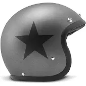DMD Retro Star Grey Casco Jet unisex grigio, taglia XL