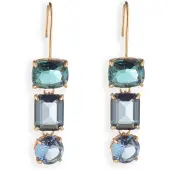 Ralph Lauren Orecchini 'ROSALINA' acqua / blu chiaro / oro