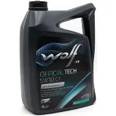 WOLF Olio Motore Officialtech C1 Sae 5w-30 5l