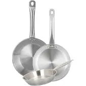 Wellhome Set Di Padelle 20/24/28 Cm 3 Pezzi