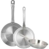 Wellhome Set Di Padelle 30/32/34 Cm 3 Pezzi