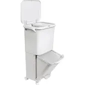 Wellhome Pattumiera Per La Raccolta Differenziata Con Pedale 38l