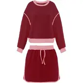 Imily Bela Completo per l'allenamento rosa chiaro / borgogna
