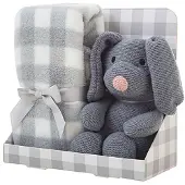 Creaciones Llopis Cofanetto Coperta A Quadri + Cane 90x75 Cm 26 Cm