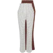 Trendyol Pantaloncini da pigiama cioccolato / nero / bianco