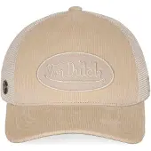 Von Dutch Cappello da baseball camoscio / beige chiaro