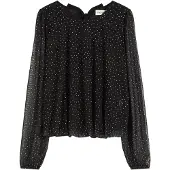 Bonprix Camicia da donna nero / bianco