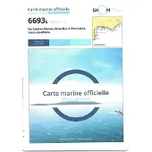 PLASTIMO Carte Marine Di Nice-piombino Shom 7229 L