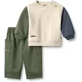 Wheat Tuta da jogging 'Elliot' navy / oliva / bianco lana