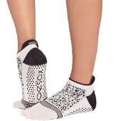 Toesox Calzini Full Toe Low Rise Tec Pilates Grip